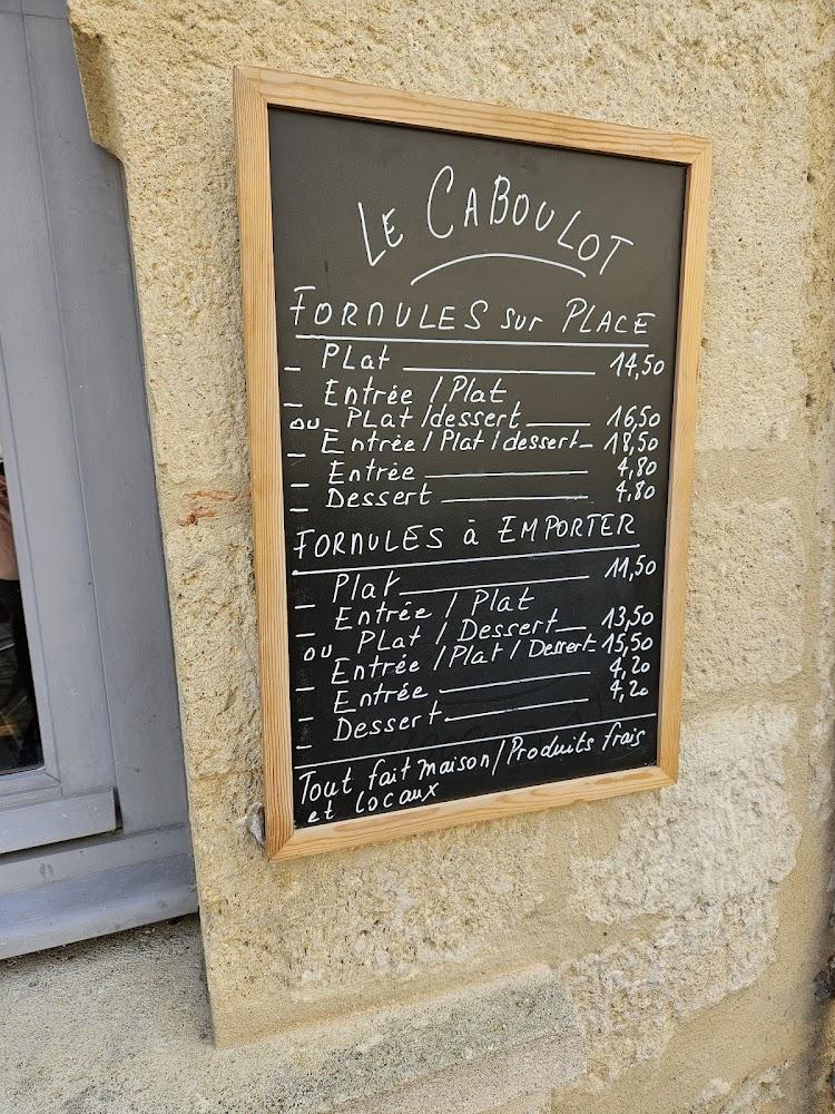 Le Caboulot - Menu Image 1